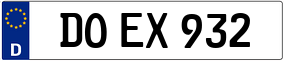 Truck License Plate